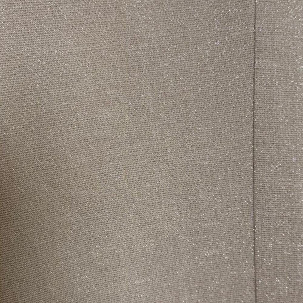 Vintage bebe Pants Made USA Size 2 Taupe Metallic Shimmer Straight Leg Y2K - Picture 7 of 11